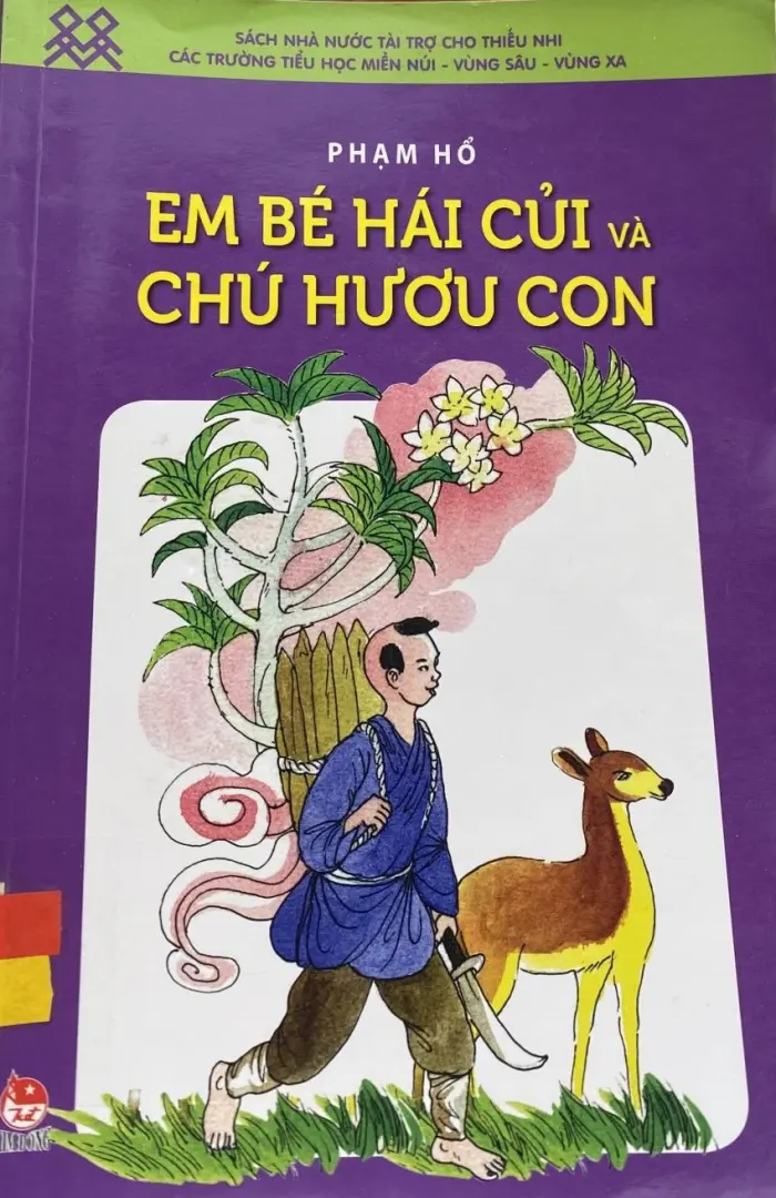 Em bé hái củi và chú hươu con
