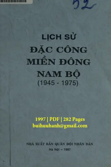 Lịch sử đặc công miền Đông Nam Bộ