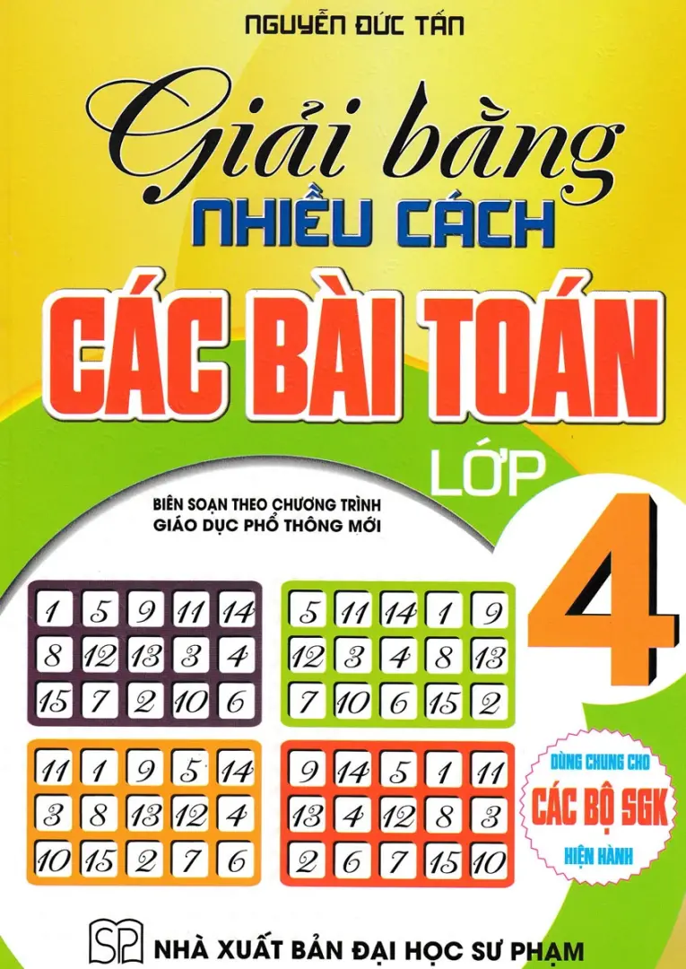 Giải bằng nhiều cách các bài Toán lớp 4