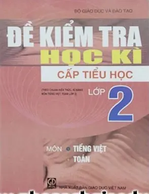 Đề kiểm tra học kì cấp tiểu học lớp 2