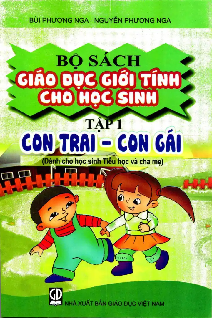 Bộ sách giáo dục giới tính cho học sinh tập 1: Con trai - Con gái