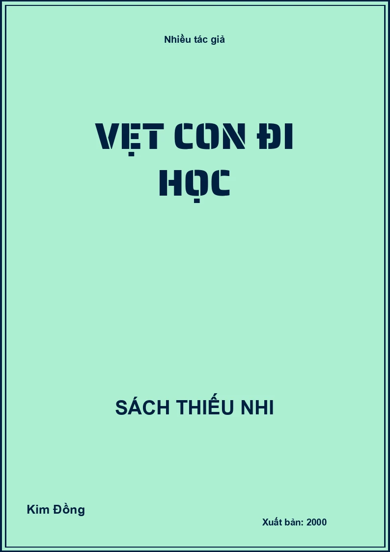 Vẹt con đi học