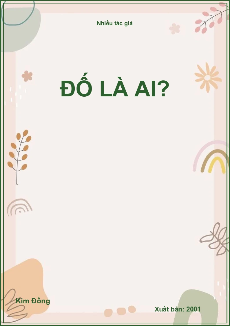 Đố là ai?