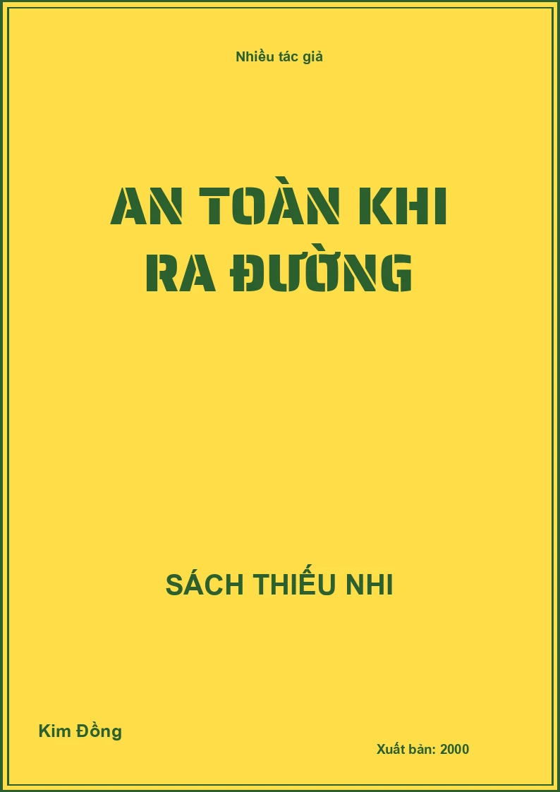 An toàn khi ra đường