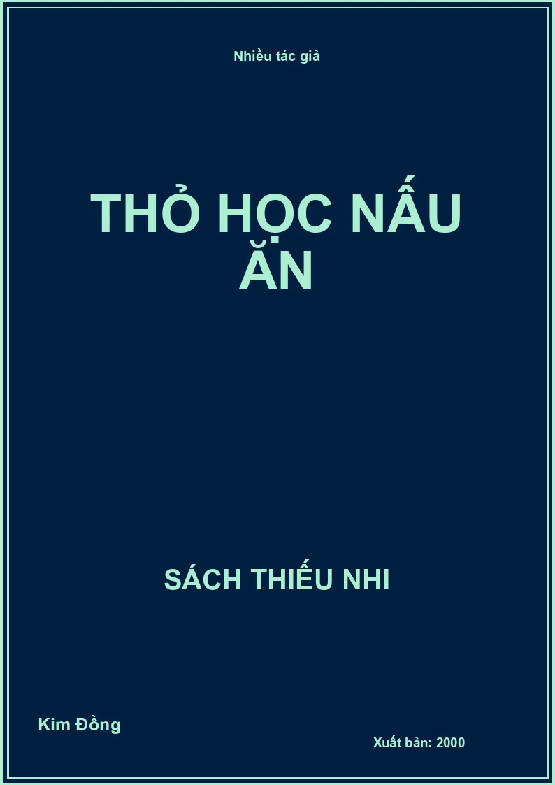 Thỏ học nấu ăn