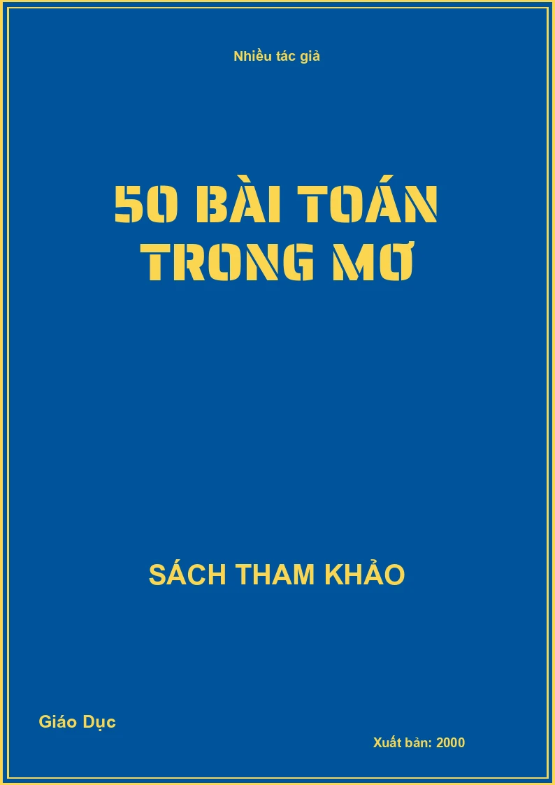 50 bài toán trong mơ