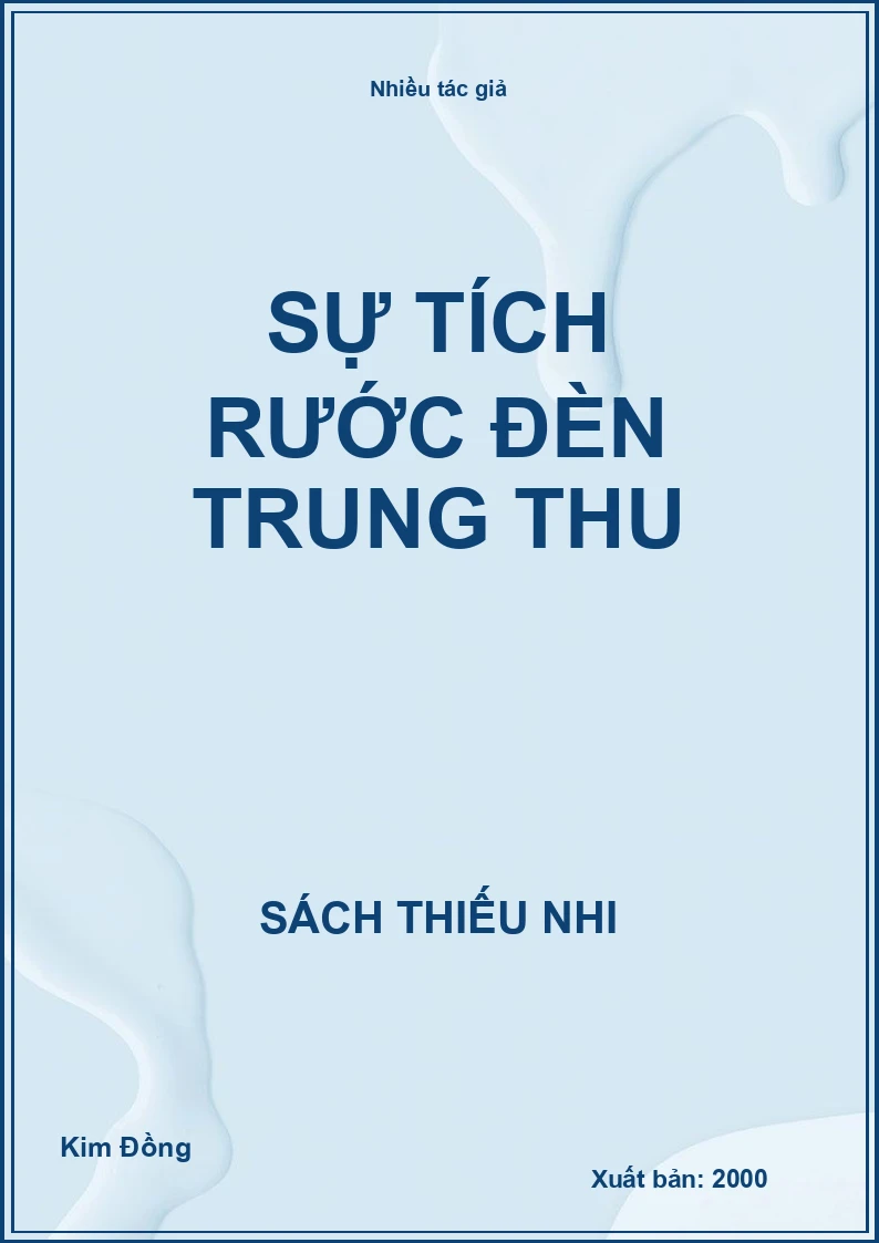 Sự tích rước đèn Trung Thu