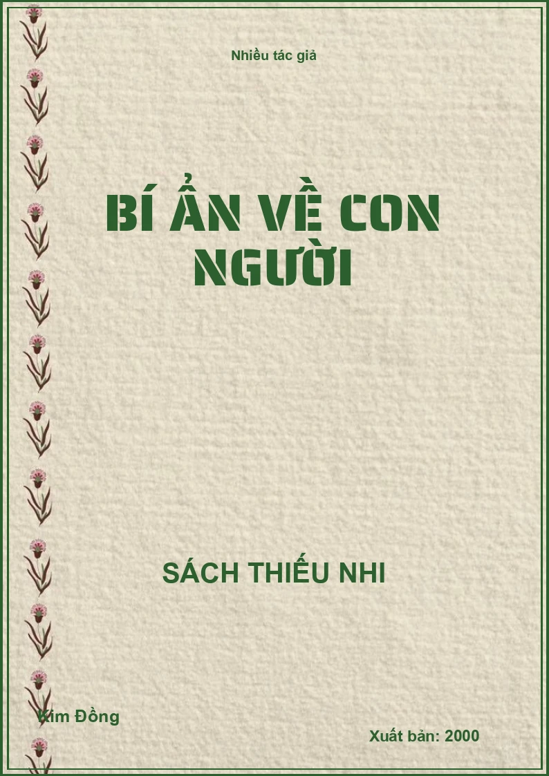 Bí ẩn về con người