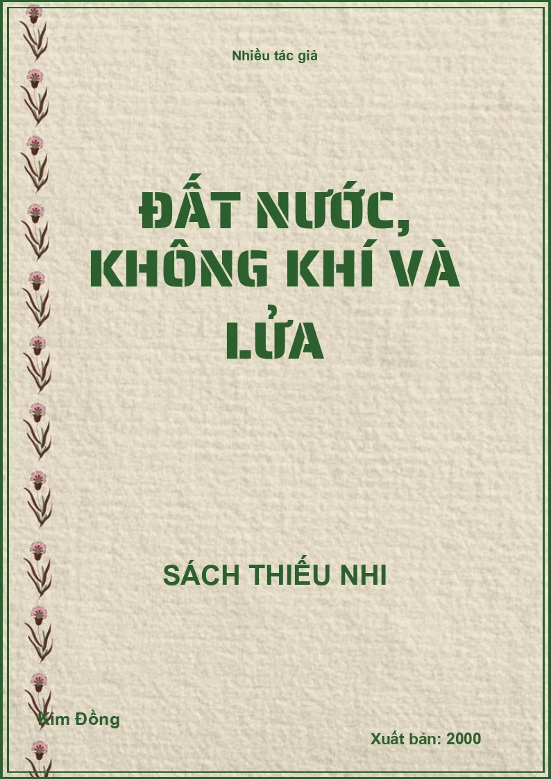 Đất nước, không khí và lửa