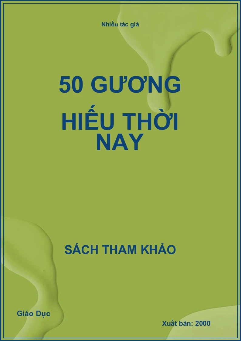 50 gương hiếu thời nay