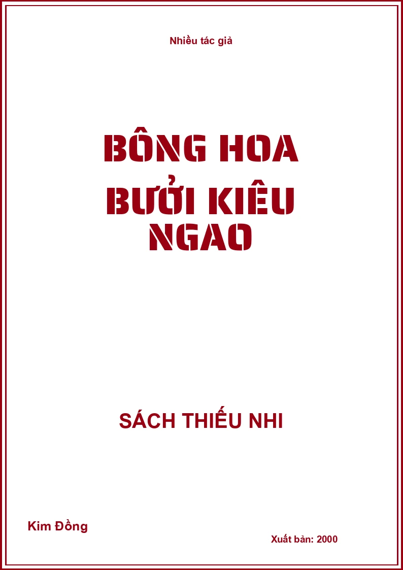 Bông hoa bưởi kiêu ngạo