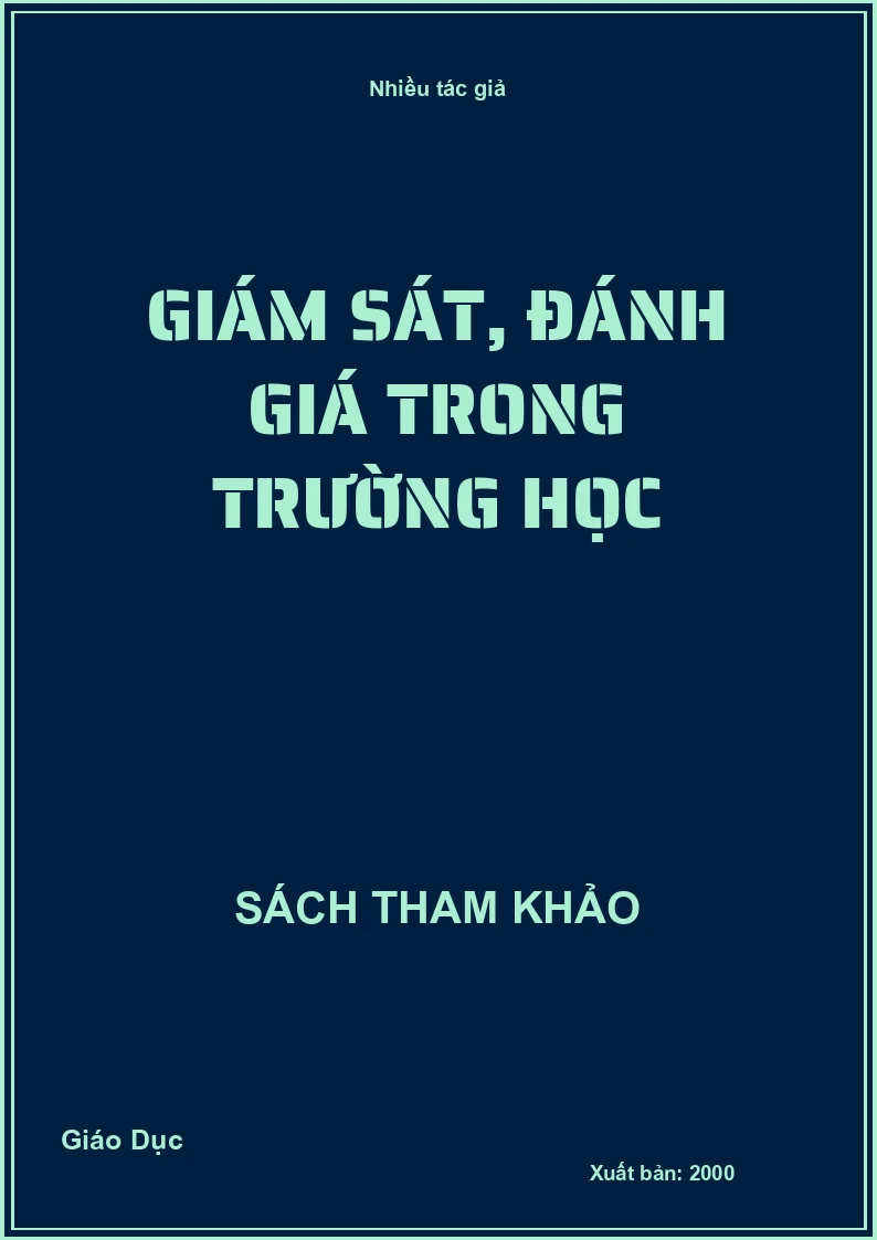 Giám sát, đánh giá trong trường học