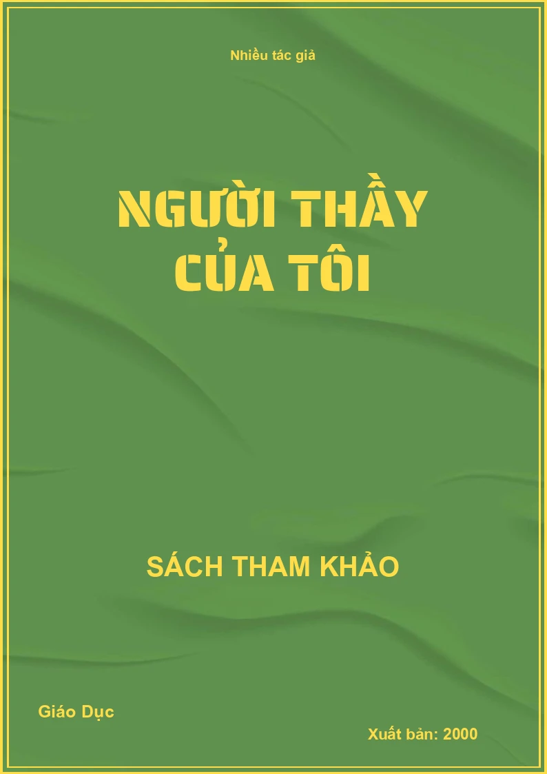 Người thầy của tôi