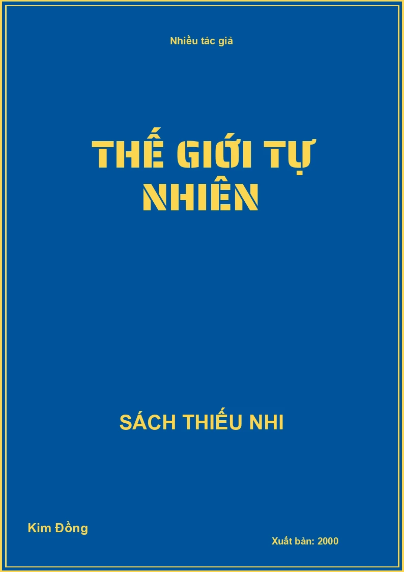 Thế giới tự nhiên