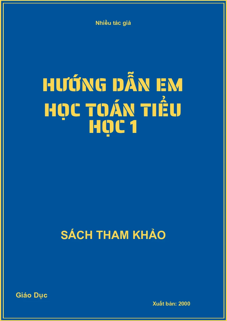 Hướng dẫn em học Toán tiểu học 1