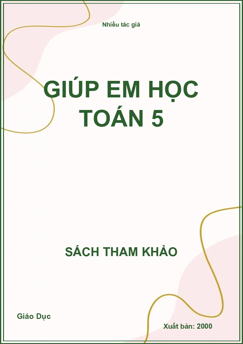 Giúp em học Toán 5