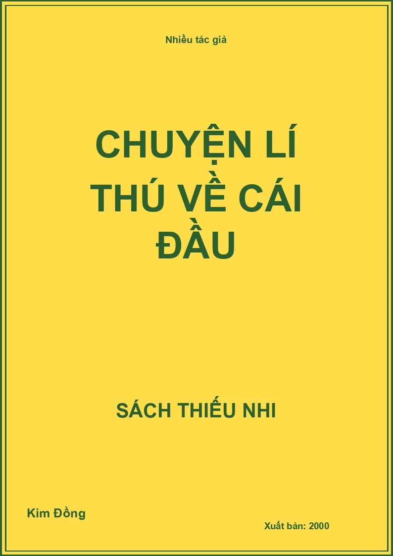 Chuyện lí thú về cái đầu