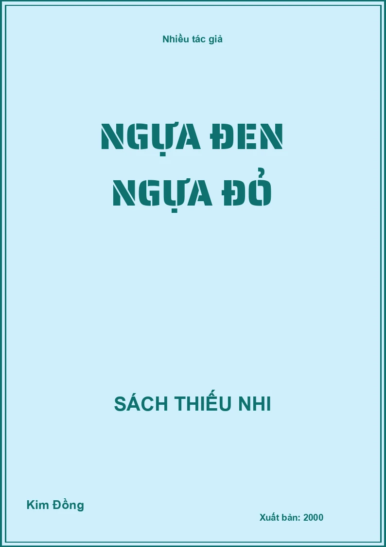 Ngựa đen ngựa đỏ