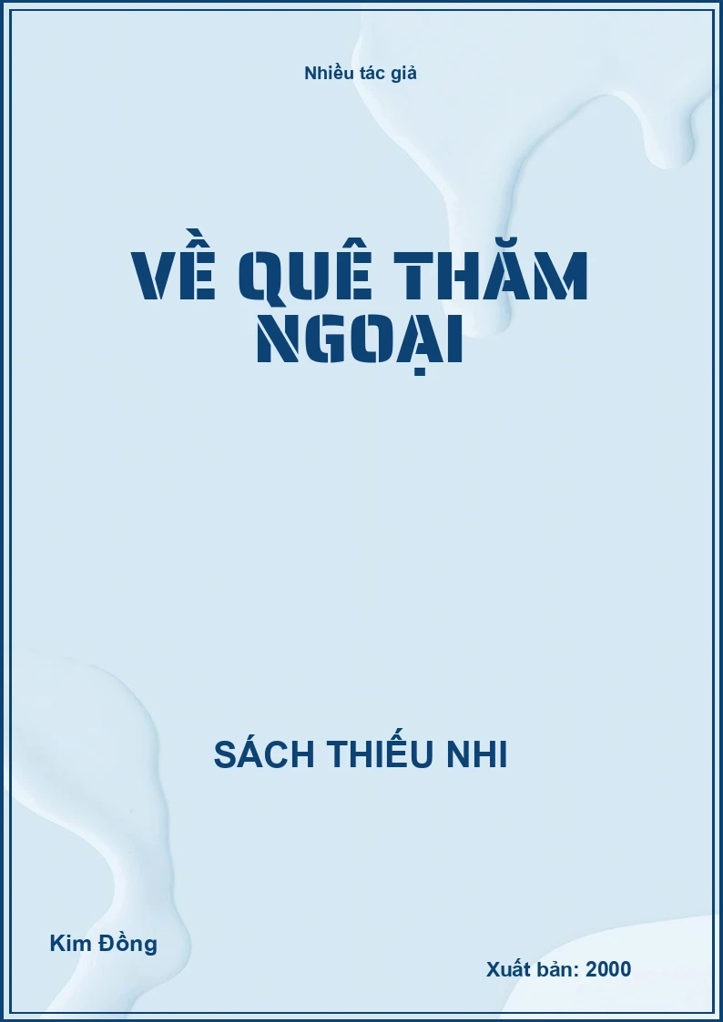 Về quê thăm ngoại