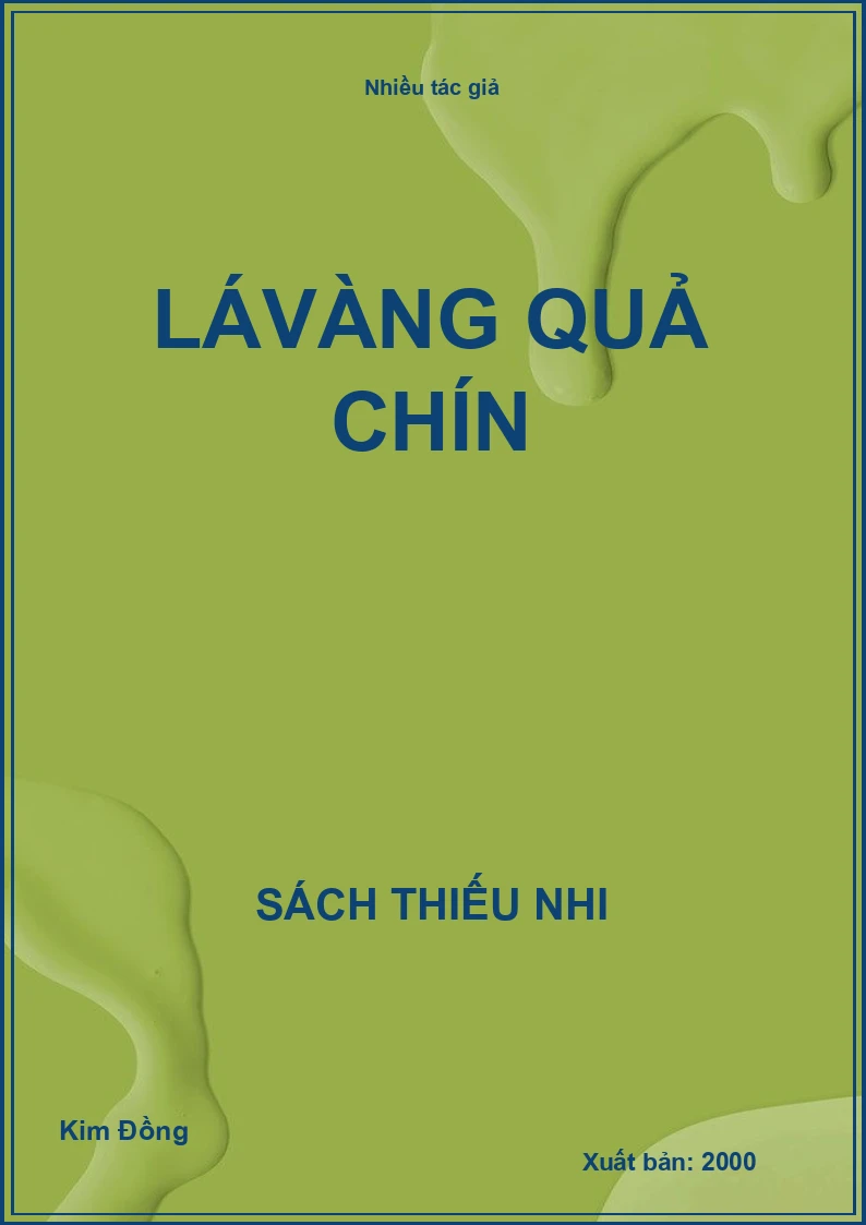 Lá vàng quả chín