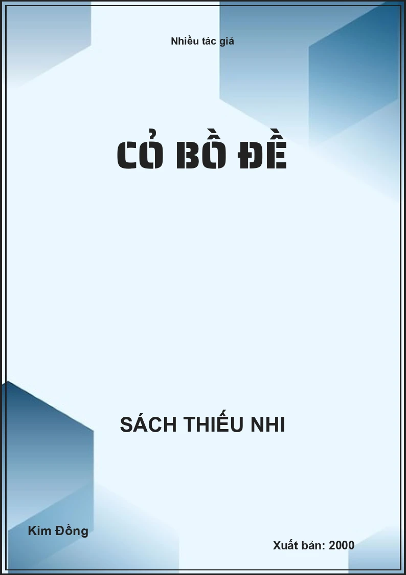 Cỏ bồ đề