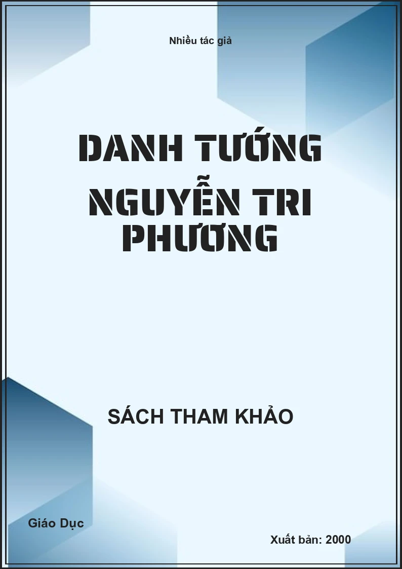Danh tướng Nguyễn Tri Phương