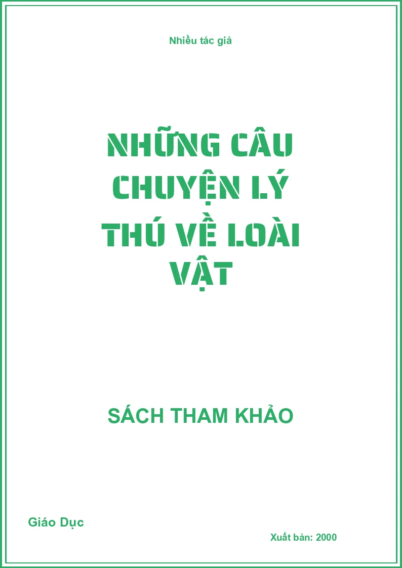 Những câu chuyện lý thú về loài vật