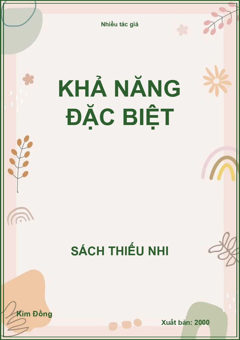 Khả năng đặc biệt