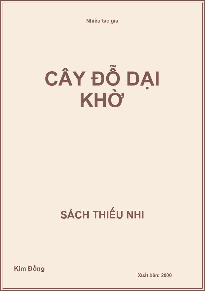 Cây đỗ dại khờ