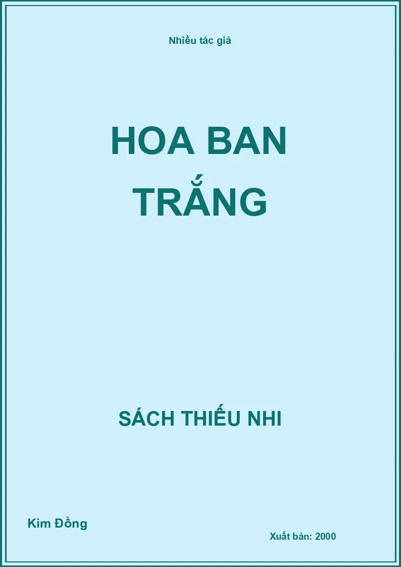 Hoa ban trắng