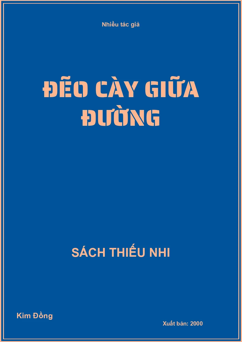 Đẽo cày giữa đường