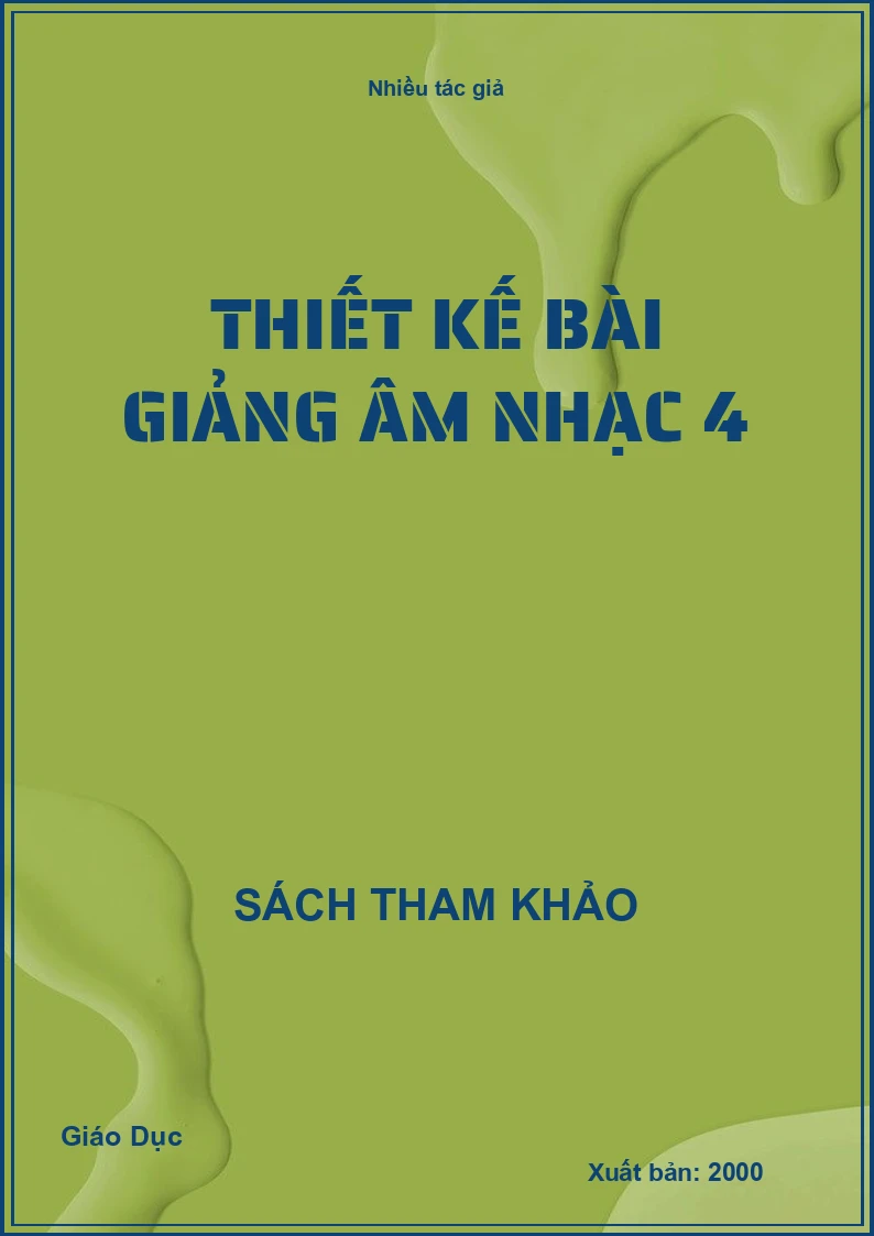 Thiết kế bài giảng Âm nhạc 4