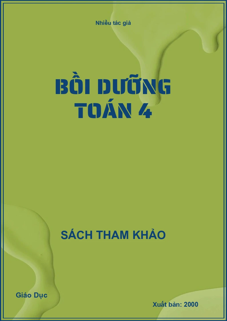 Bồi dưỡng Toán 4