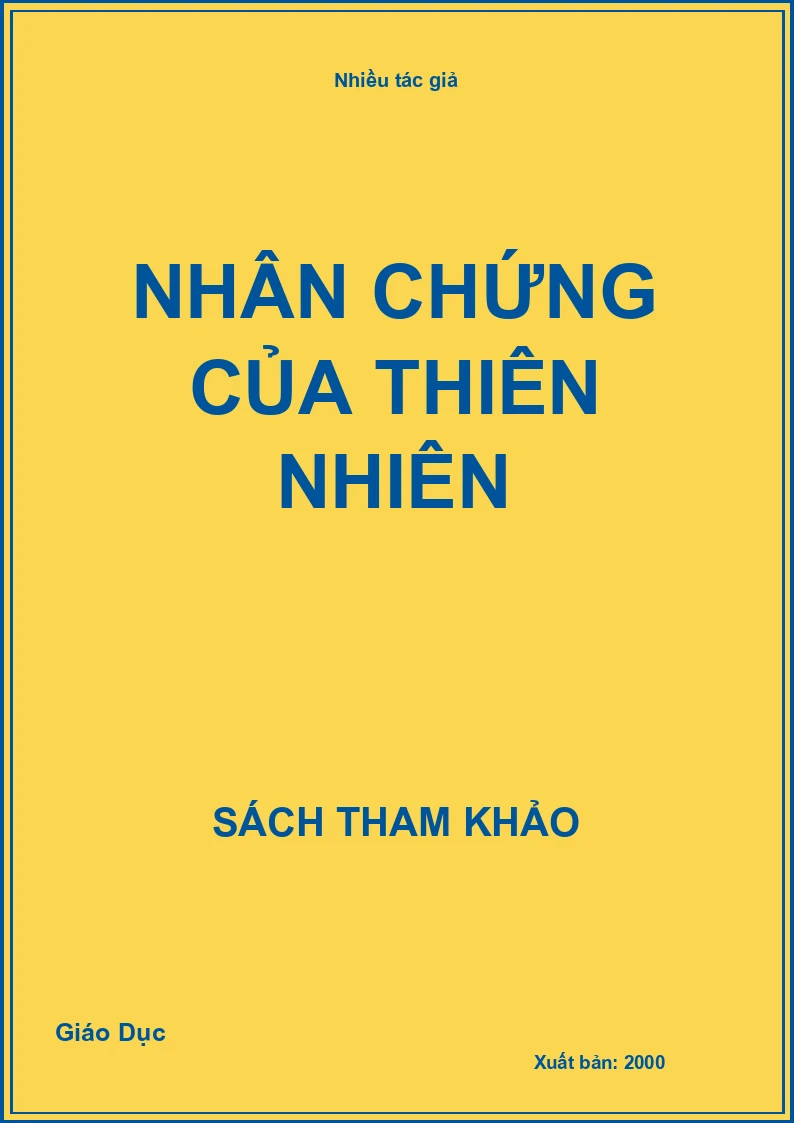 Nhân chứng của thiên nhiên