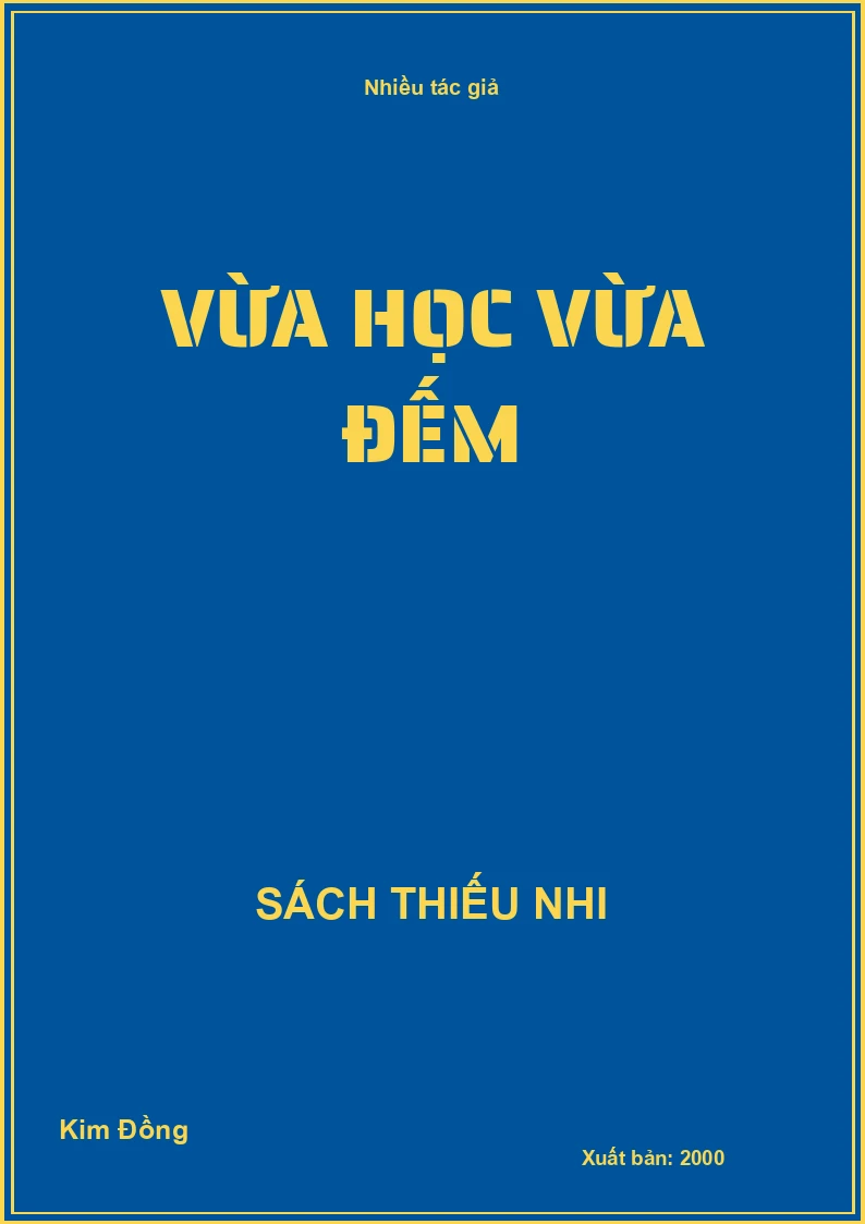 Vừa học vừa đếm