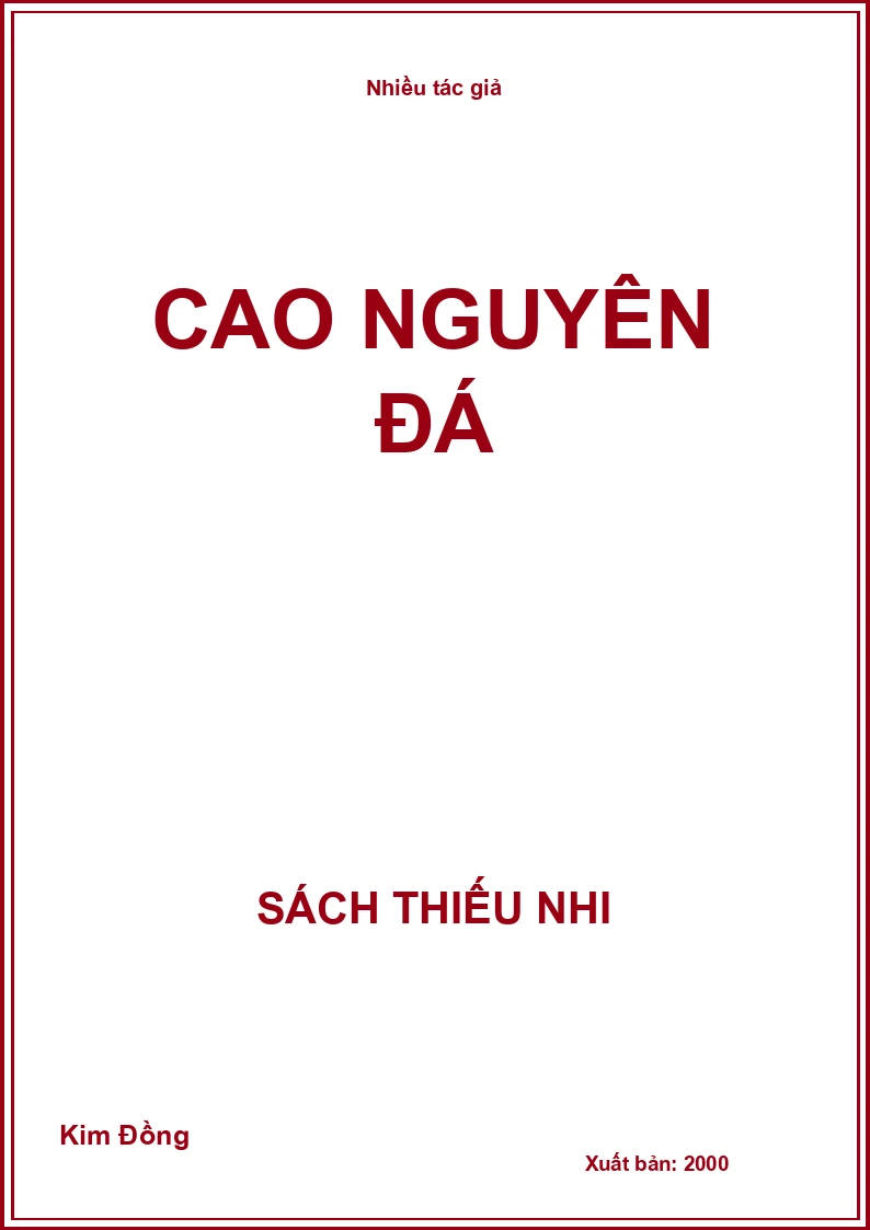 Cao nguyên đá