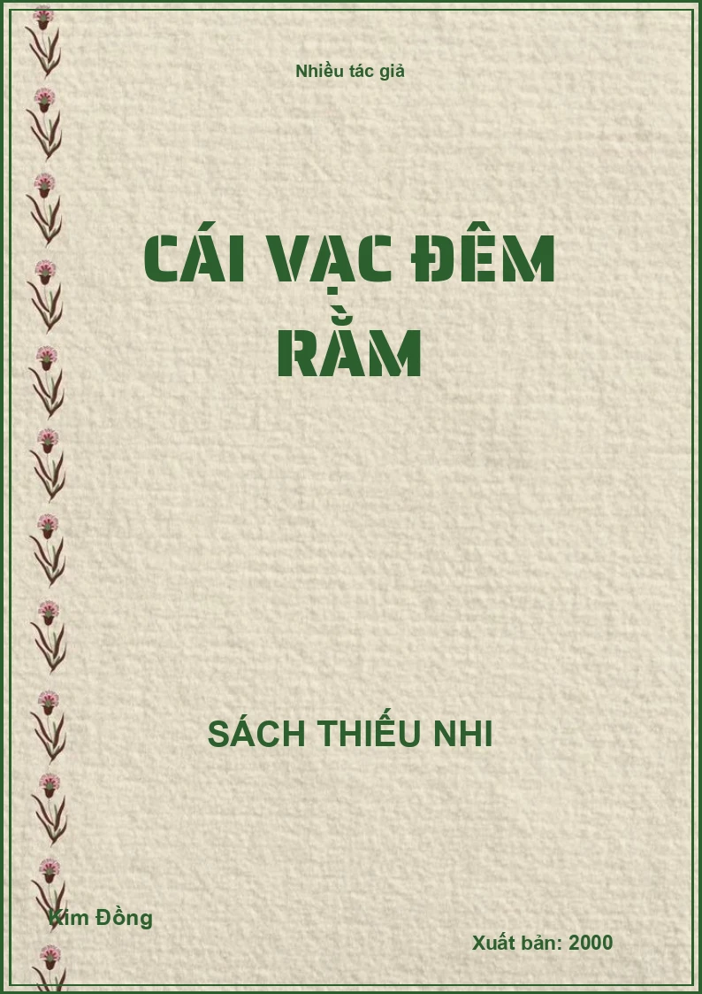 Cái vạc đêm rằm