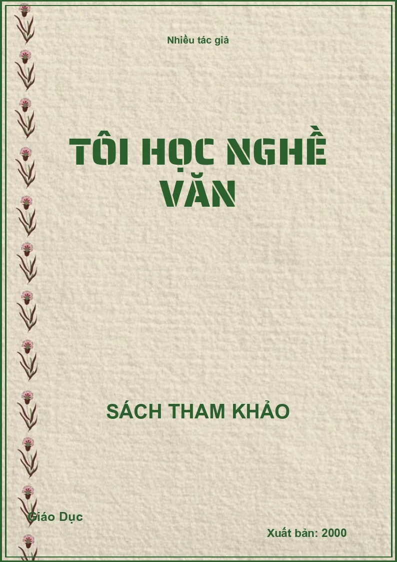 Tôi Học nghề văn