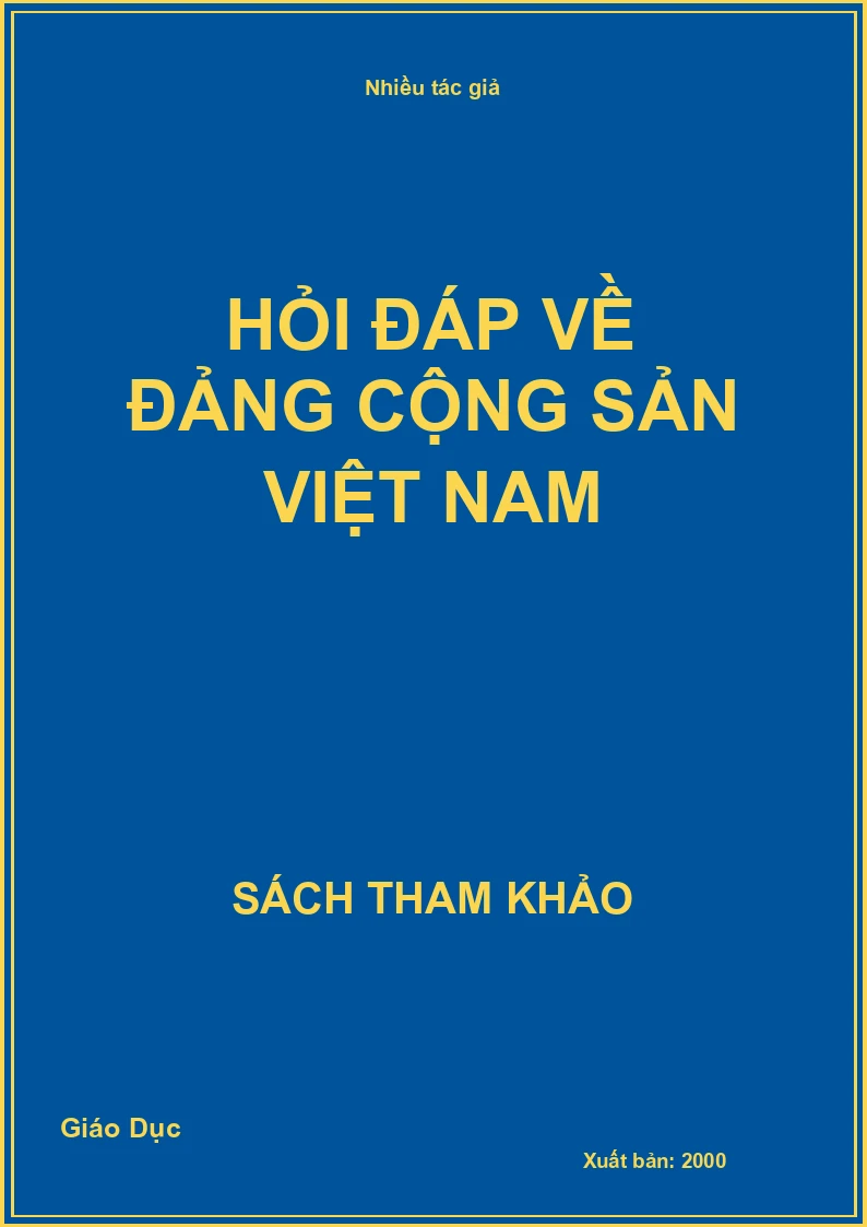 Hỏi đáp về Đảng cộng sản Việt Nam