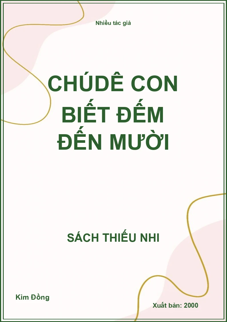 Chú dê con biết đếm đến mười