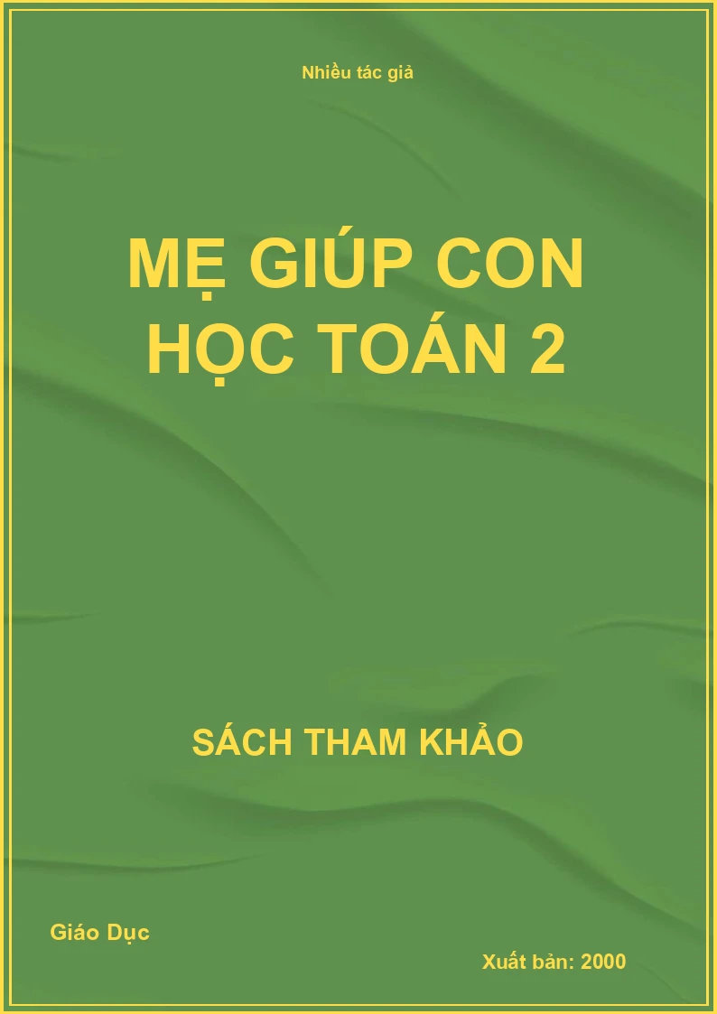 Mẹ giúp con học Toán 2