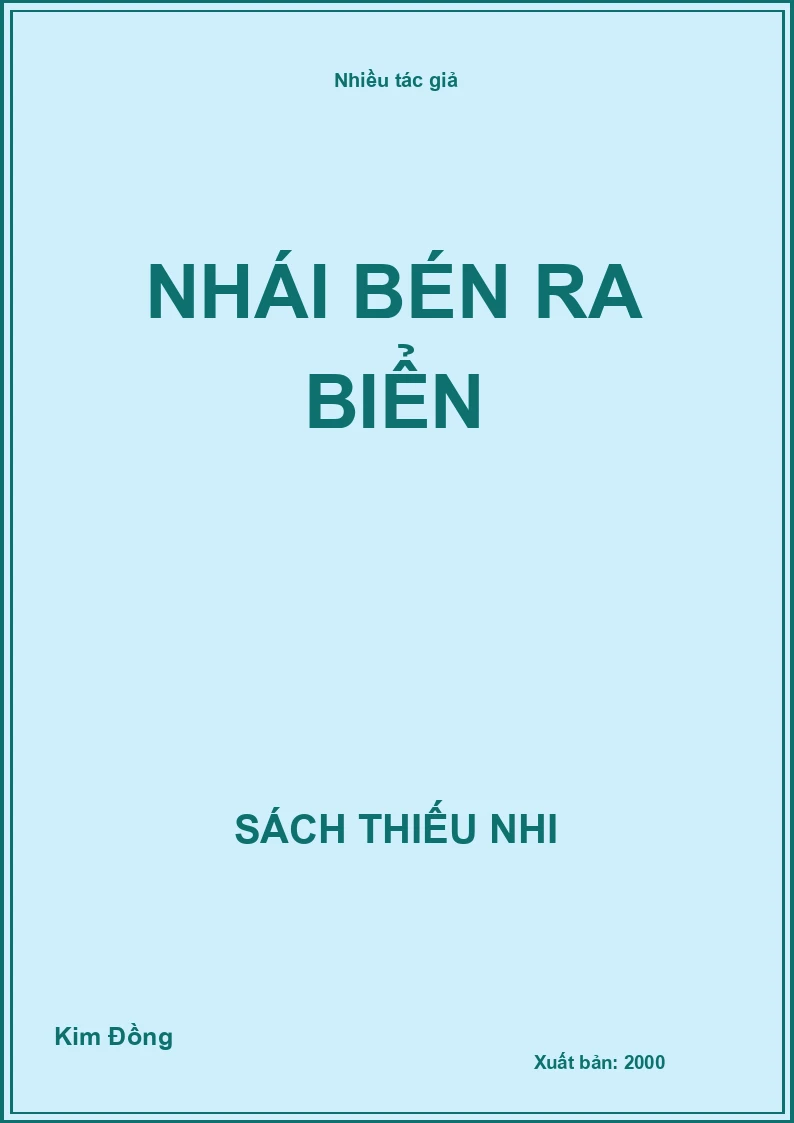 Nhái bén ra biển