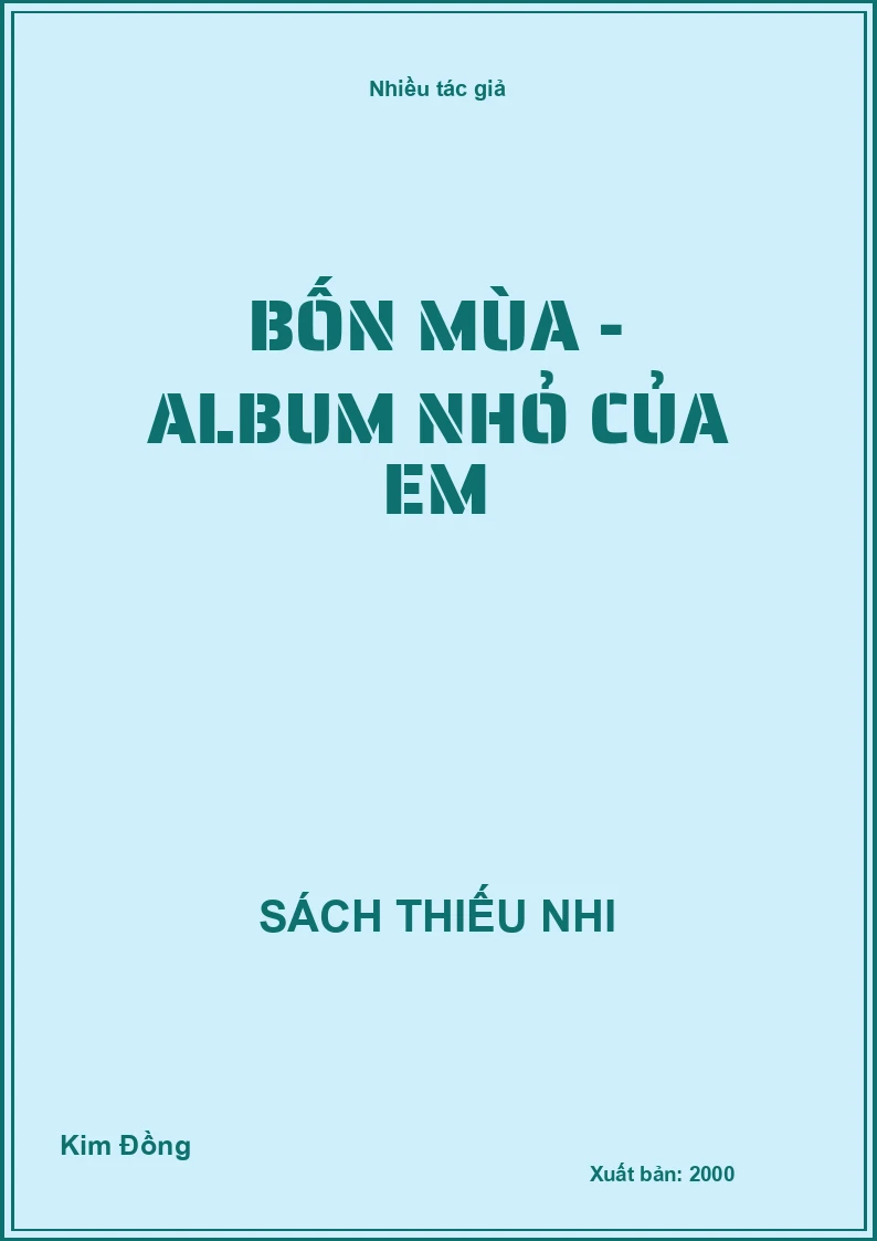 Bốn mùa - Album nhỏ của em