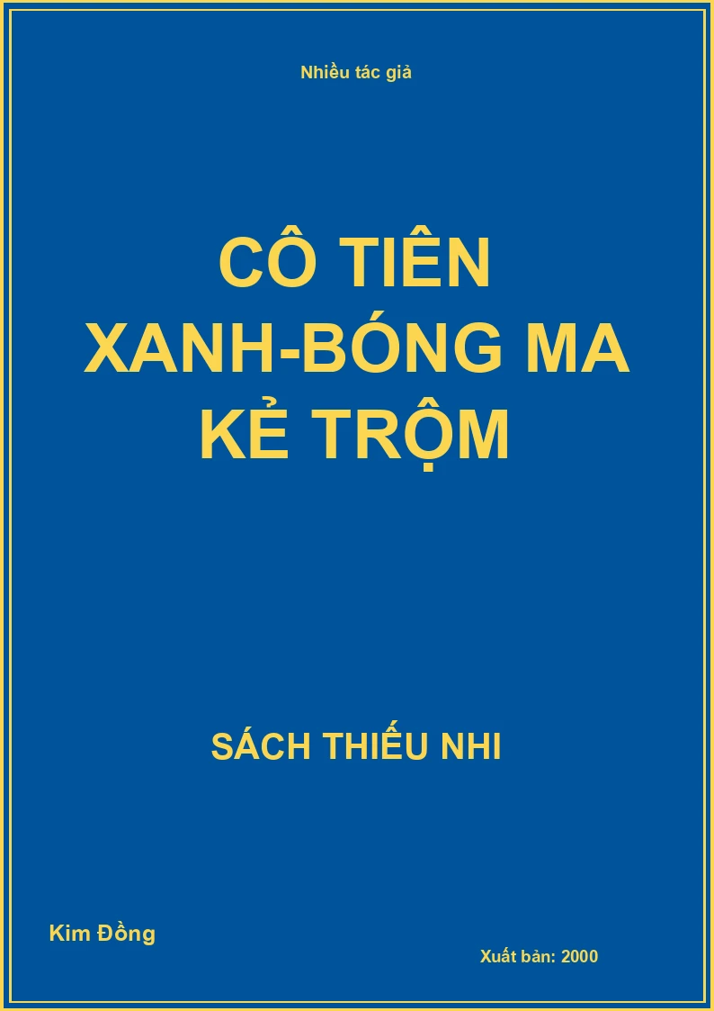 Cô tiên xanh - Bóng ma kẻ trộm