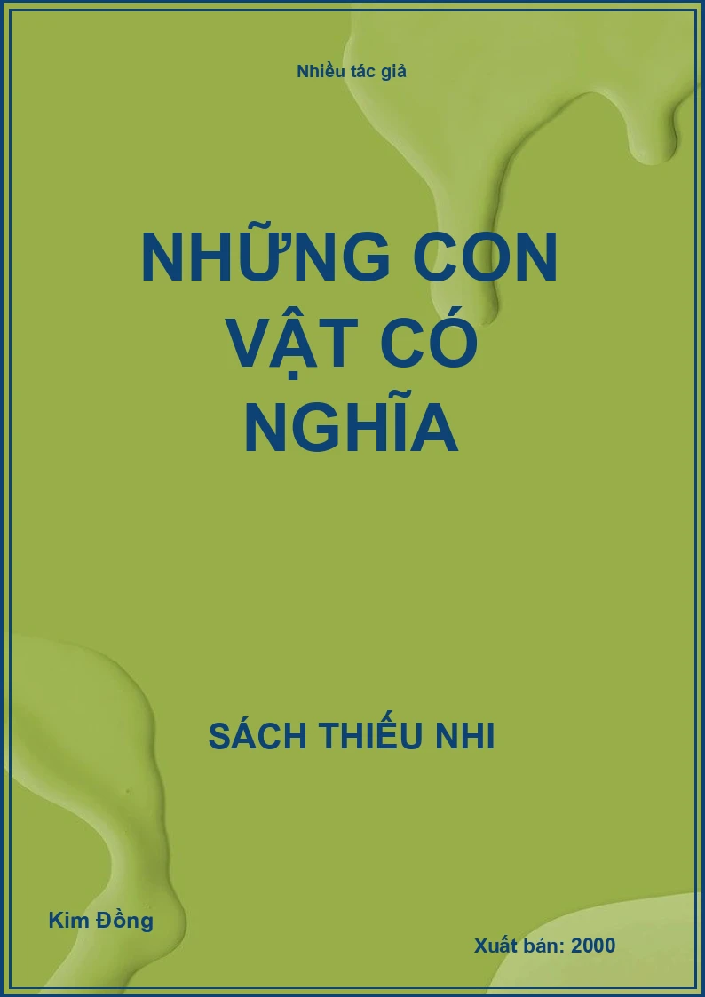 Những con vật có nghĩa