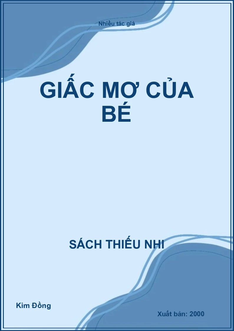 Giấc mơ của bé