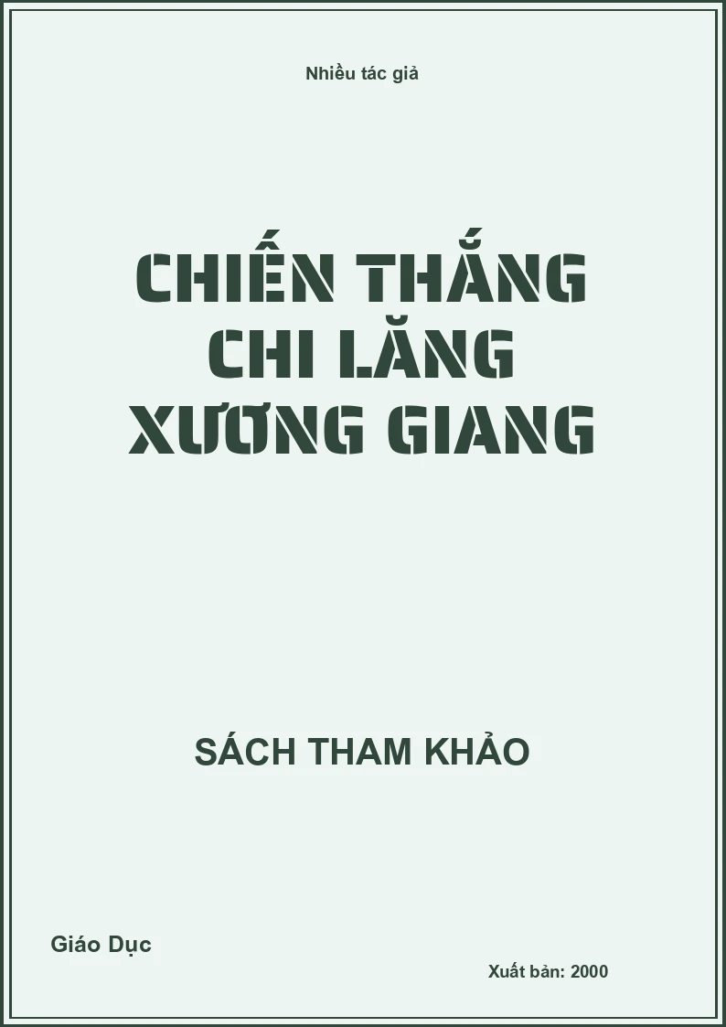 Chiến thắng Chi Lăng Xương Giang