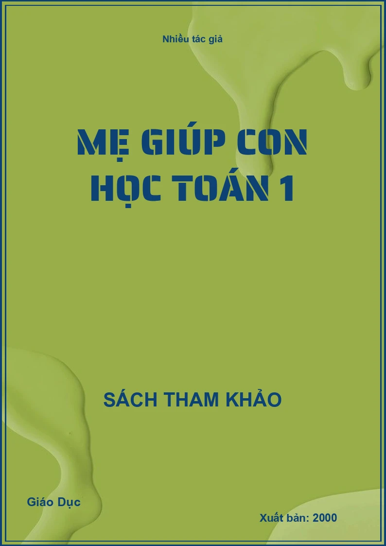 Mẹ giúp con học Toán 1