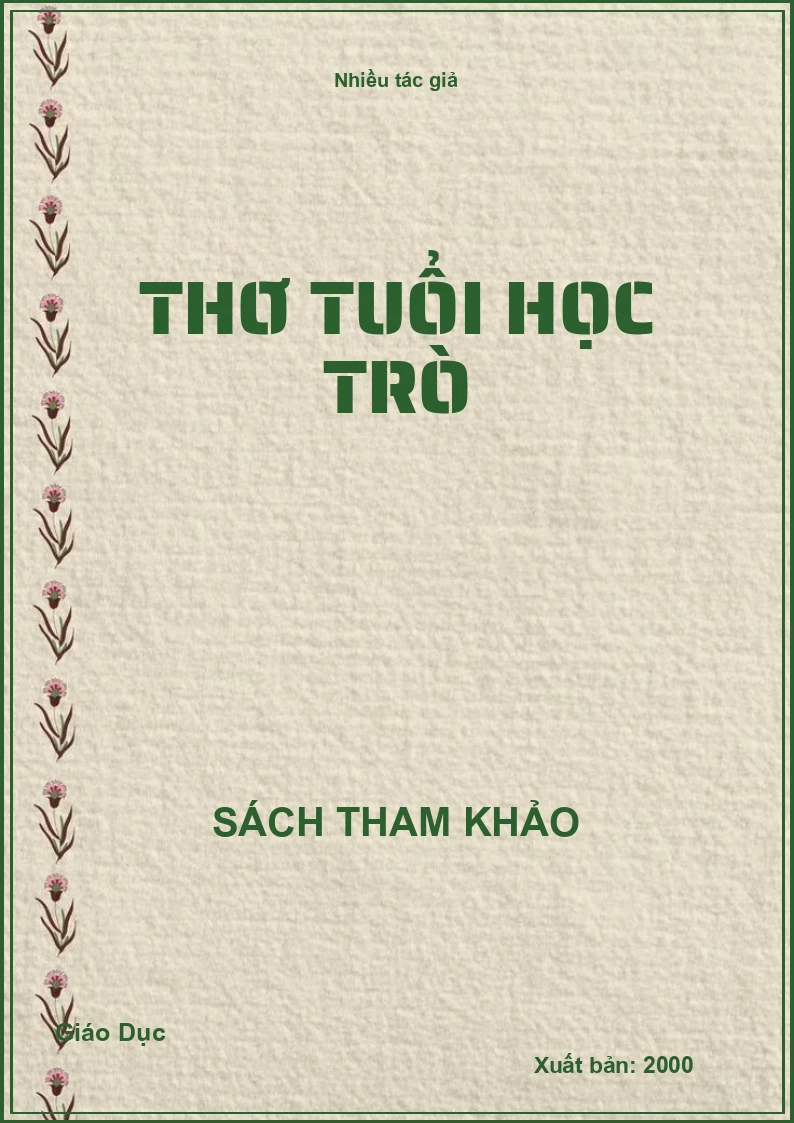 Thơ tuổi học trò