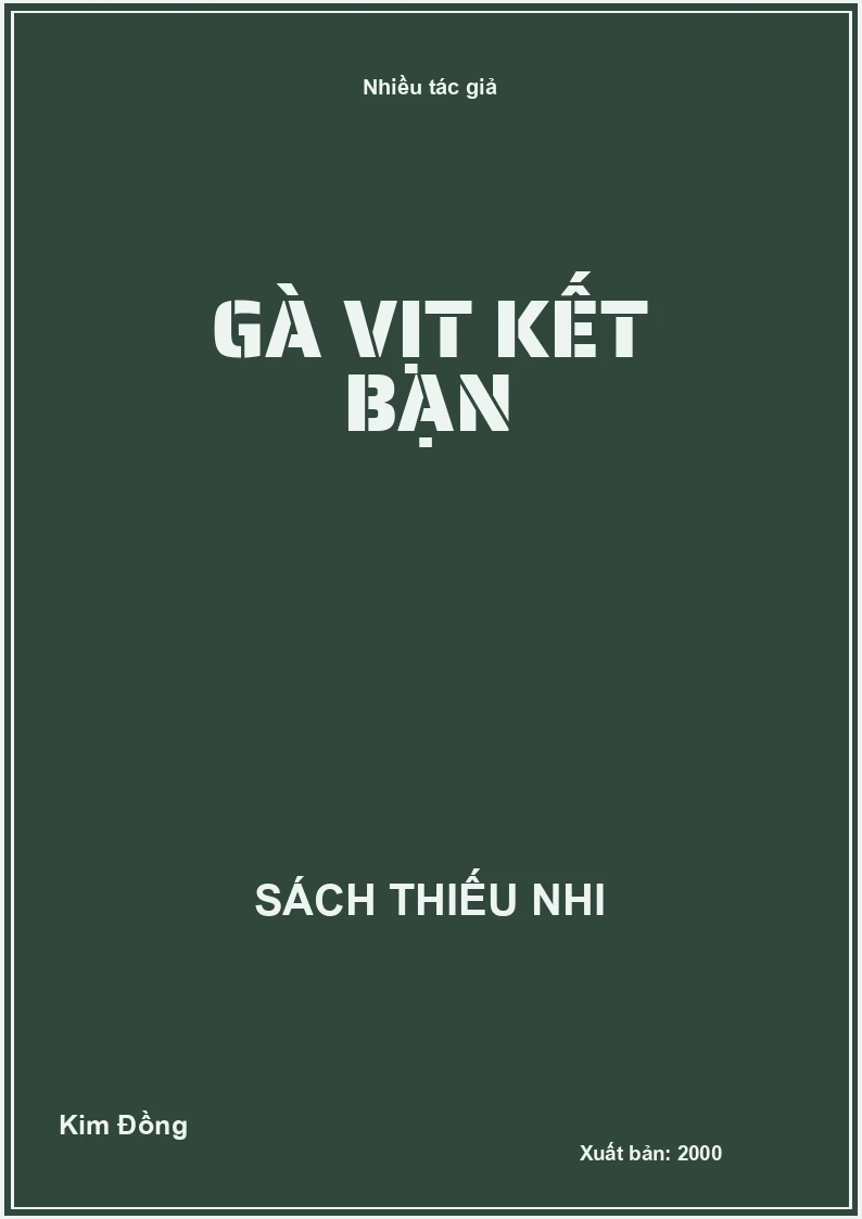 Gà vịt kết bạn